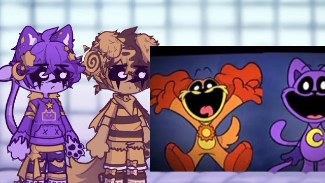 REACTION OF CATNAP AND DOGDAY On SHIP // SMILING CREATURES REACTION 🇷🇺/🇬🇧 [ 2 Part ]