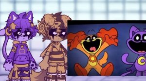 REACTION OF CATNAP AND DOGDAY on SHIP // SMILING CREATURES REACTION 🇷🇺/🇬🇧 [ 2 part ]