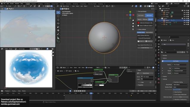 Make a sky box in blender in 2 minutes смотреть онлайн