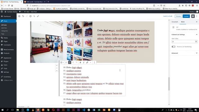 Add Quick Lists in WordPress Gutenberg Block Editor смотреть онлайн