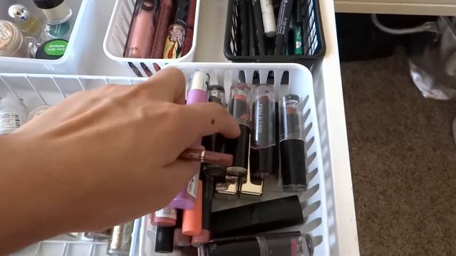 MI COLECCION DE MAQUILLAJE Y STORAGE | + FILMING SETUP