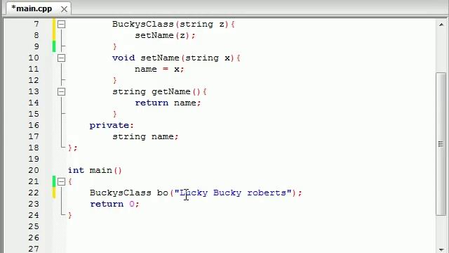 Buckys C++ Programming Tutorials - 14 - Constructors смотреть онлайн
