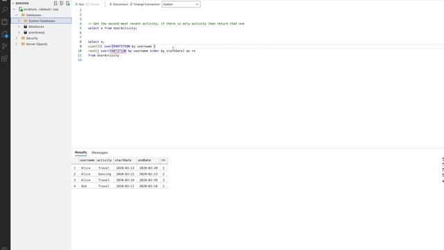 Leetcode SQL Problem | Second Most Recent Activity #sql #interview #windows смотреть онлайн