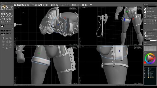 Drawing a Postapocalyptic Sci-Fi Hero in 3D | Curvy 3D 4.0 Primitives Tutorial смотреть онлайн