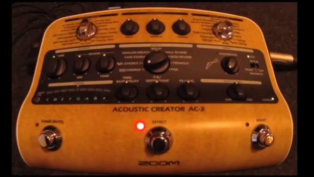 Zoom AC 3 Acoustic Creator  Sound Test 3