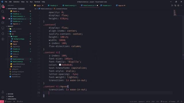 Minimal Landing Page Website using React.js and GSAP смотреть онлайн