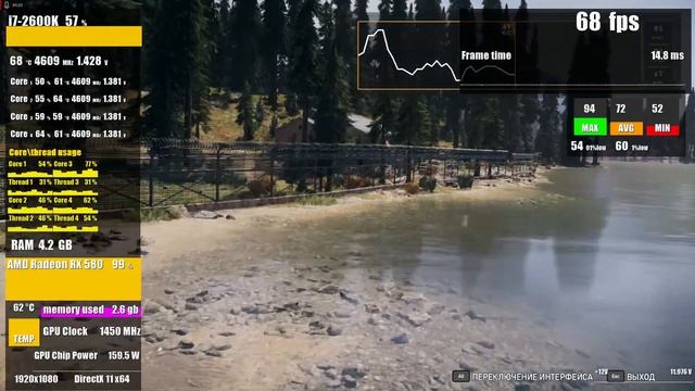 Far cry 5 | i7 2600k + RX 580 8gb | Ultra settings 1080p FPS test | rus\eng смотреть онлайн
