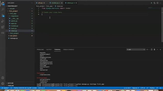 Day-2- How to create an app and make use of urls py file? смотреть онлайн