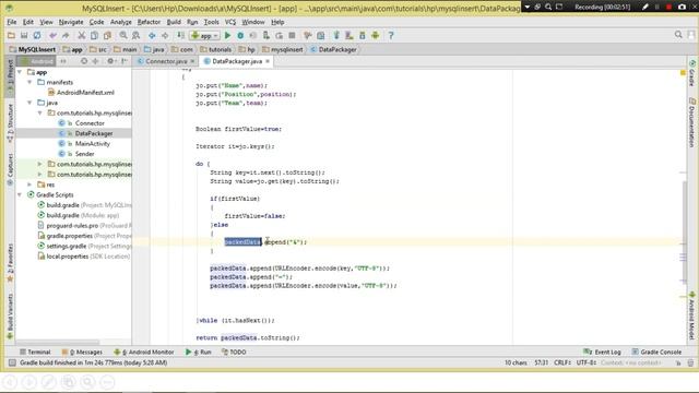 Android PHP MySQL : Save - HTTP POST Request смотреть онлайн