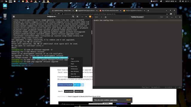 How to upgrade Pop!_OS 20.04 to 20.10 смотреть онлайн