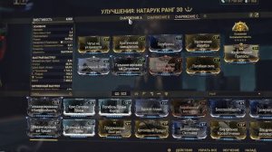 Warframe Натарук билд