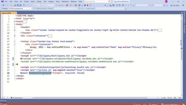 Layout in asp.net core MVC | Asp.net core MVC tutorial смотреть онлайн