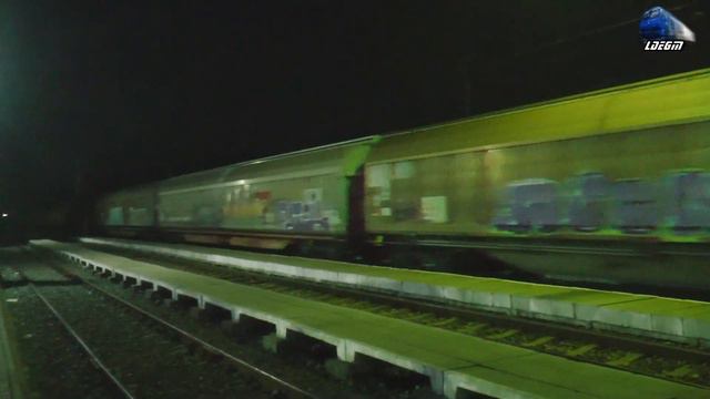 Marfar CFR MARFĂ Freight Train in Noapte/Night in Gara Năsăud Station - 15 May 2022 смотреть онлайн