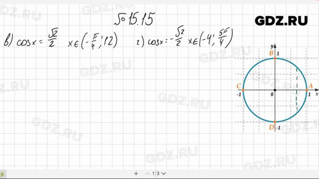 № 15.15- Алгебра 10-11 класс Мордкович смотреть онлайн