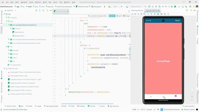 "Jetpack Compose: Создание Bottom Navigation в Android/Creating Bottom Navigation in Jetpack Compos смотреть онлайн