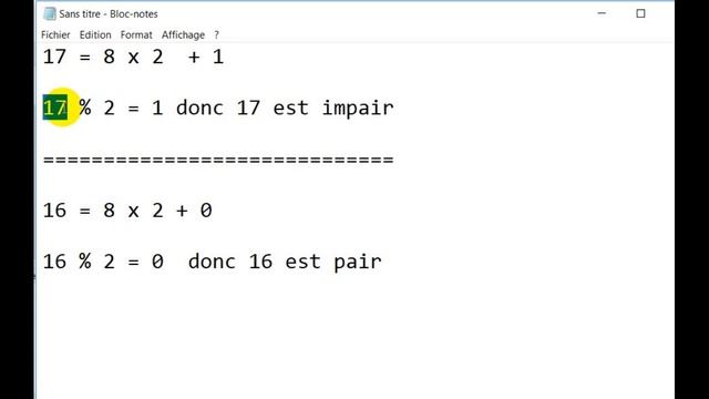 Nombre Pair Ou Impair En Python смотреть онлайн
