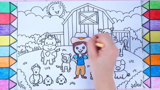 [Best] DRAWING a HAPPY FARM - How to Draw a Farm with Many Objects смотреть онлайн