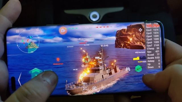 Honor Magic 4 Pro Game Test Modern Warships FPS Anzeige 120 Fps (4K 120 FPS) смотреть онлайн