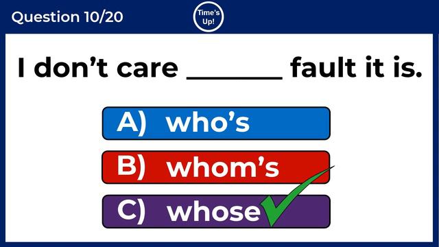 ENGLISH GRAMMAR QUIZ: Beginner | Intermediate | Expert | CAN 90% SCORE 20/20? смотреть онлайн