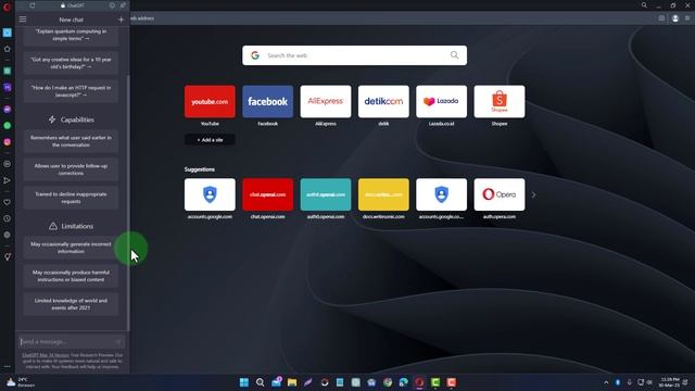 ChatGPT Kini Langsung Terintegrasi Dengan Opera Browser смотреть онлайн