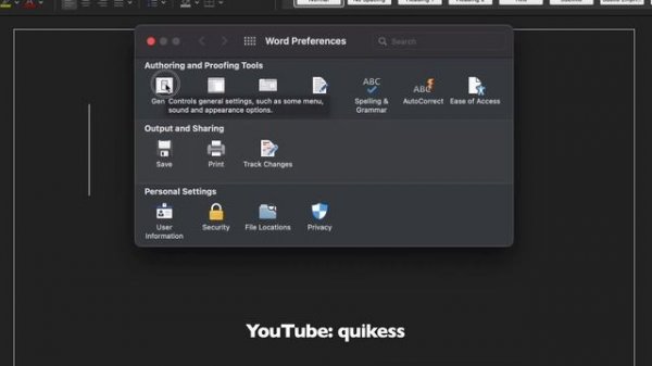How To Turn On WHITE BACKGROUND for MS Word on Mac Dark Mode
