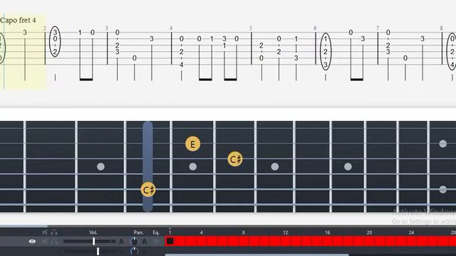 Guitar Tab - The Church (Rogue Galaxy) OST Fingerstyle Tutorial Sheet Lesson #Anp