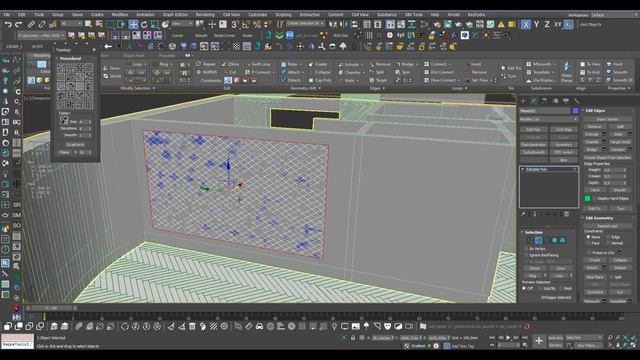 Как быстро создать узоры на панелях и стенах в 3ds Max смотреть онлайн