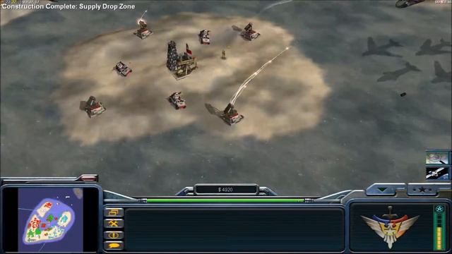 CnC Generals ZH - AOD Wake island, part 2 смотреть онлайн