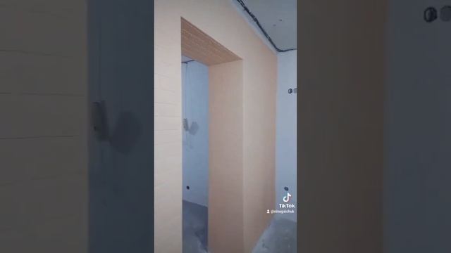 Имитация кирпичной кладки (покрашено)