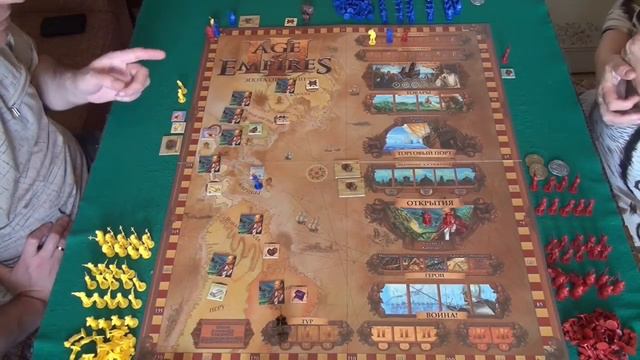 106 Age of Empires - III Эпоха открытий 1/2 часть играем в настольную игру смотреть онлайн