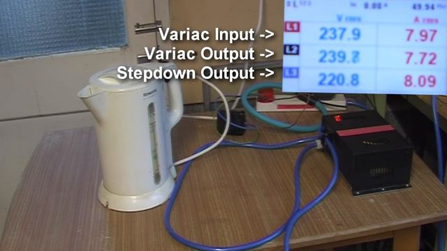 Make A 2.5kVA 240-220V Stepdown Transformer Using A 225VA Toroidal