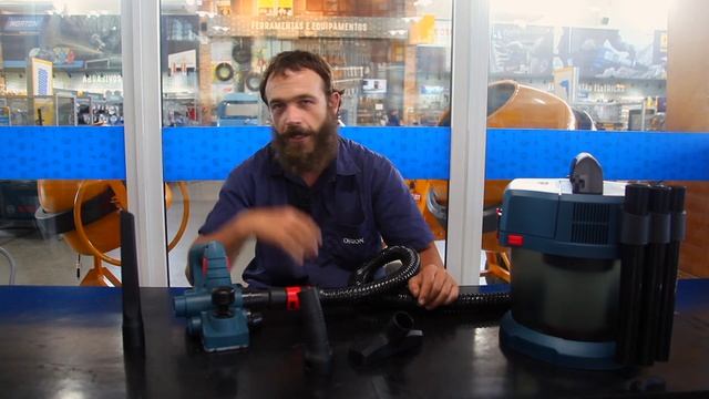Aspirador pó a bateria Bosch Gas 18V 10L смотреть онлайн
