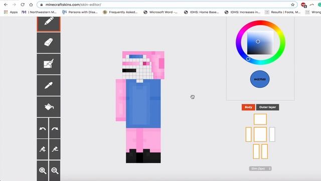 Making Peppa Pig Onesie Skins! | Minecraft Skin Speedpaint (Download) смотреть онлайн