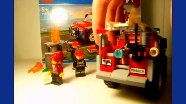 Lego city: грузовик начальника пожарной охраны обзор. смотреть онлайн