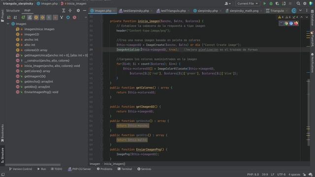 Dibujando un triángulo Sierpinsky con PHP y la librería GD - parte (3/3) смотреть онлайн
