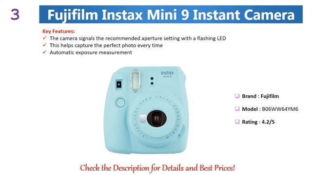 ✅ 5 Best Instant Camera 2022 || Best Instant Camera for Travel ? смотреть онлайн