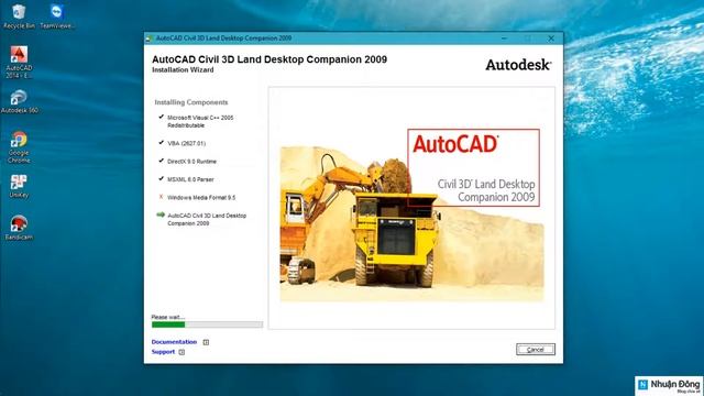 Hướng dẫn cài đặt và crack land desktop 2009 cho windows 32 bit, 64 bit- Bài 1 смотреть онлайн