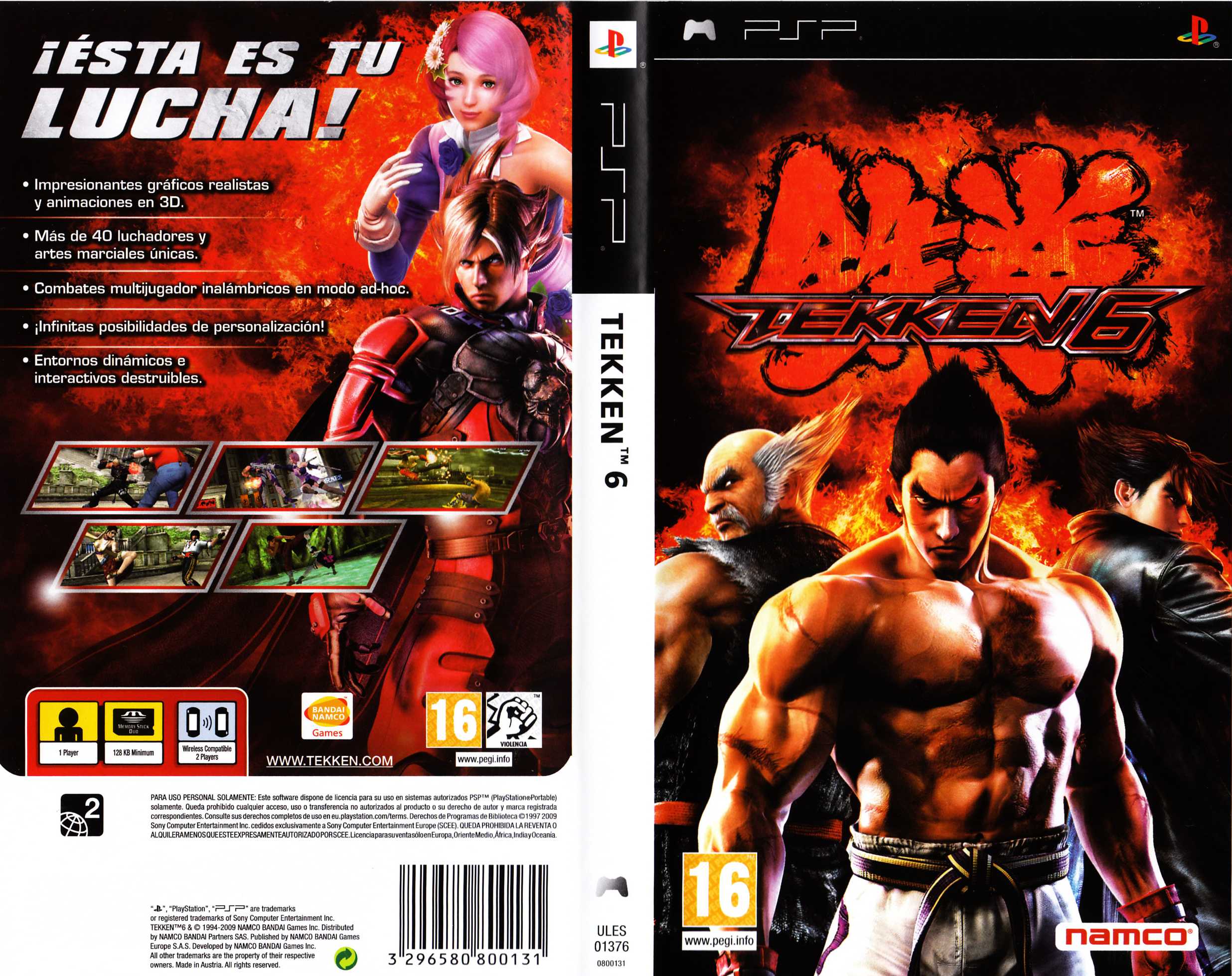 Tekken 6(PlayStation Portable)All Characters Intro Opening Prologue,Endings (theatre ) смотреть онлайн