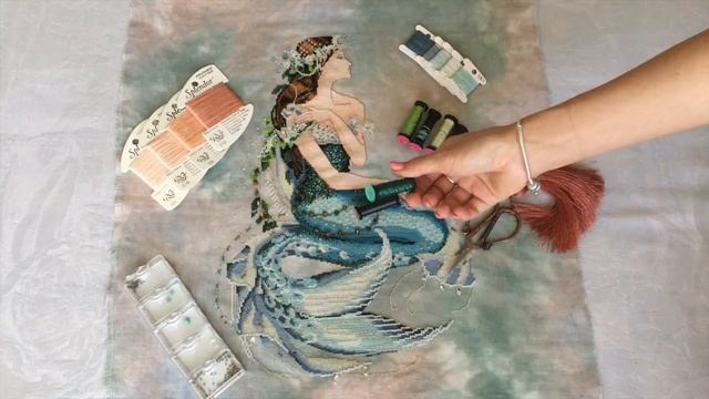 32. Готовая работа! Enchanted Mermaid от Мирабилия. смотреть онлайн
