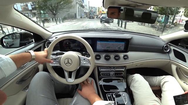 Mercedes CLS 350d - POV in Brussels - Test Drive смотреть онлайн