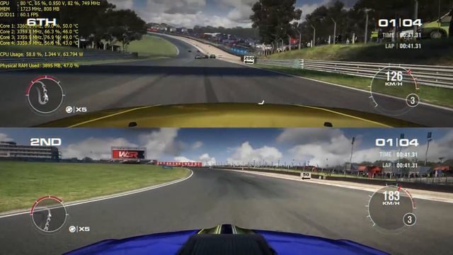 GRID 2 Splitscreen PC Gameplay