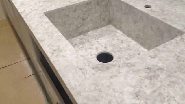 Каменная столешница с мраморной поверхностью. Изготовлена АПАРХ г. Тула смотреть онлайн