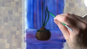 Гиацинт. Правополушарное рисование