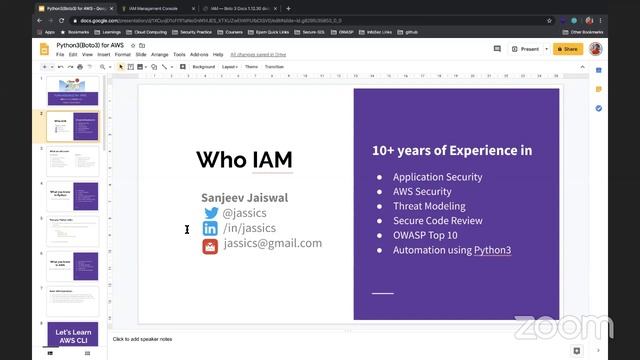 Python for AWS - Boto3 by Sanjeev Jaiswal and MITRE ATT&CK Framework by Arpan Raval смотреть онлайн