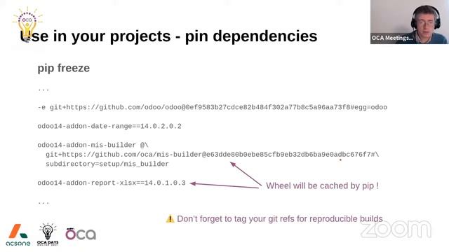 OCA Days 2021 - Stéphane Bidoul: Odoo dependency management using off-the-shelf Python tooling смотреть онлайн