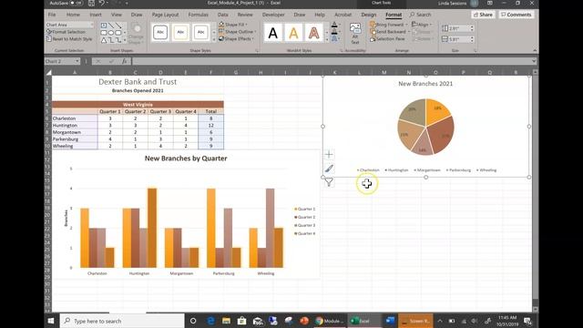 Excel Module 4 Project 1 Dexter Bank and Trust смотреть онлайн