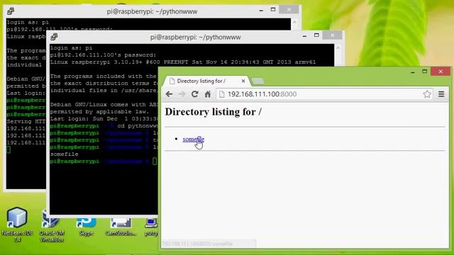 Run simple http server on Raspberry Pi with Python смотреть онлайн