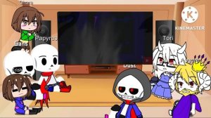 Undertale reacts to Dusttale Stronger than you