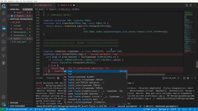 Transforming and Filtering tuples - Template Metaprogramming in C++ - E9 смотреть онлайн