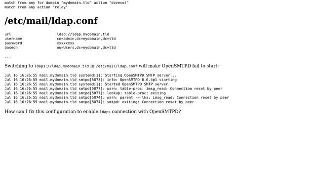DevOps & SysAdmins: LDAP+SSL configuration with OpenSMTPD смотреть онлайн